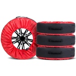 Чехлы для хранения колес Autoflex черно-красные